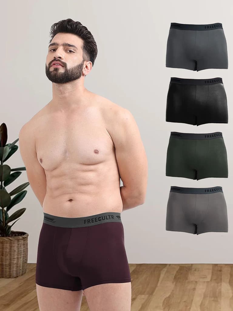 Men's Anti-Bacterial Micro Modal Trunk (Pack of 5) — photo 14