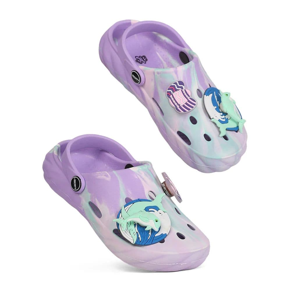 A-HA BEACHWALK6 Purple Casual Clogs Sandals for Kids by Liberty — photo 7