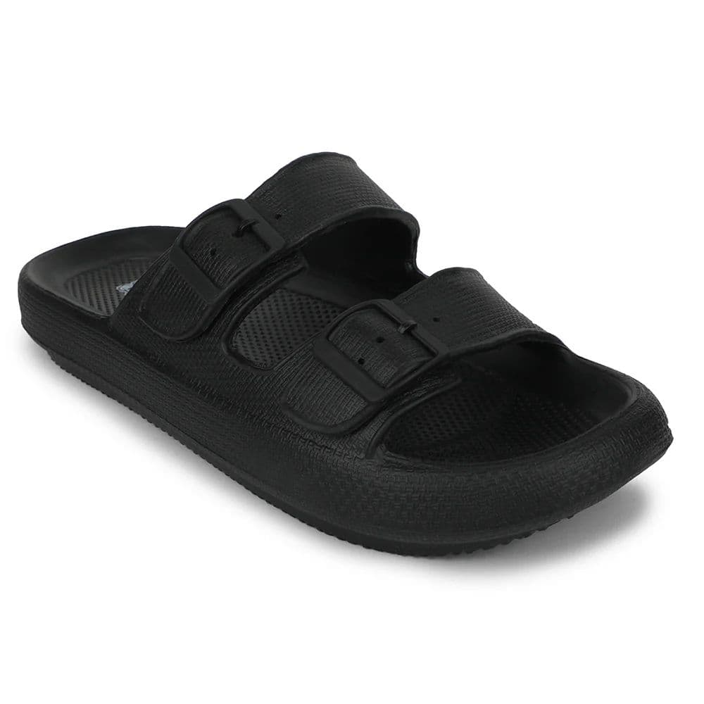 A-HA Black Casual Sandal For Men GMF-07E By Liberty — 6/40 / Black