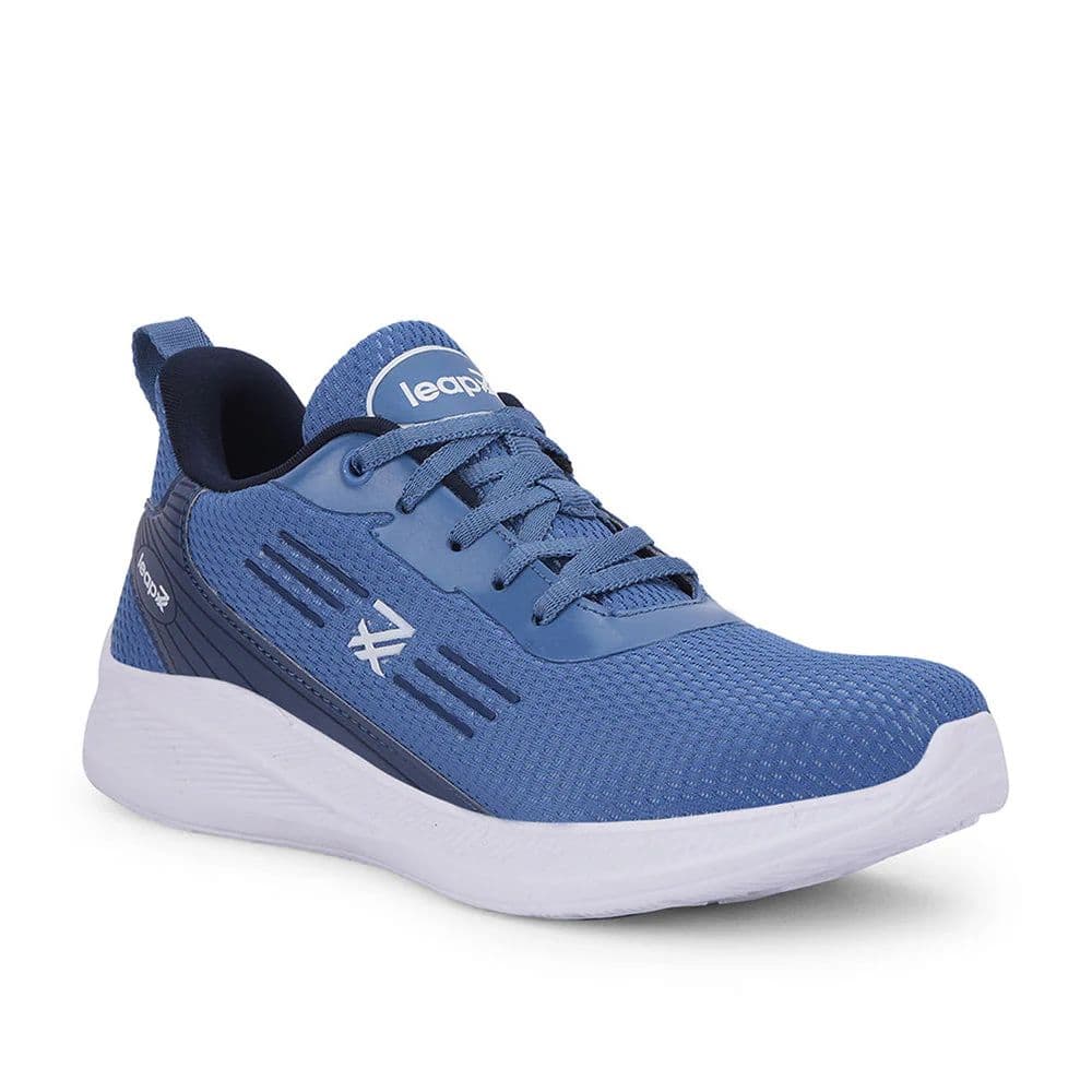 Leap7x By Liberty Mens RW-04 S.Blue Sports Walking Shoes — Default Title