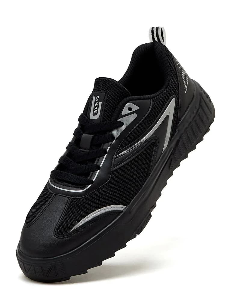 STATIC Black Men's Sneakers — photo 3