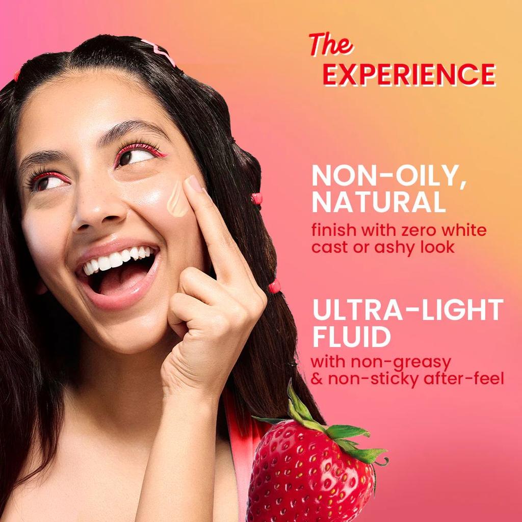 Strawberry Dew Tinted Sunscreen SPF 50+ PA++++ With New-Age UV Filters — photo 5