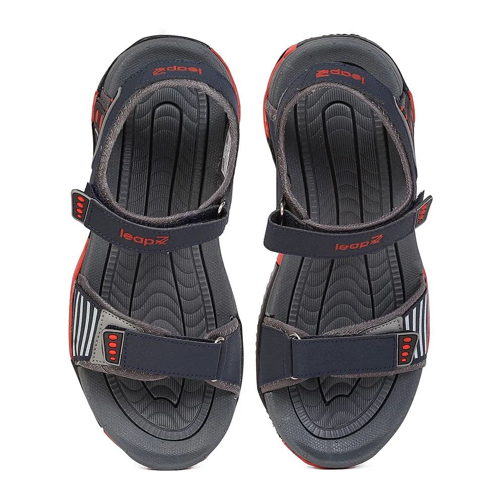 Leap7X BLAIR-30 Navy Blue Casual Flat Sandals for Men by Liberty — photo 6