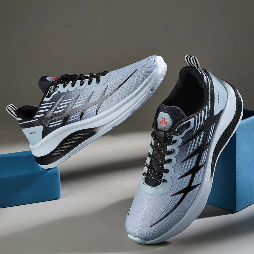 RELTO Grey Men's Running Shoes
