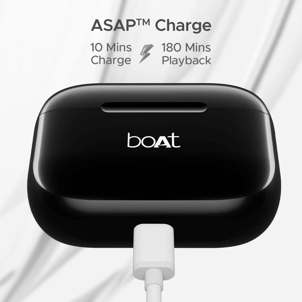 boAt Airdopes 161 SS Edition | TWS Earbuds with Massive Playback of upto 40 Hours, IPX5 Water & Sweat Resistance, IWP Technology, Type C Interface — photo 6