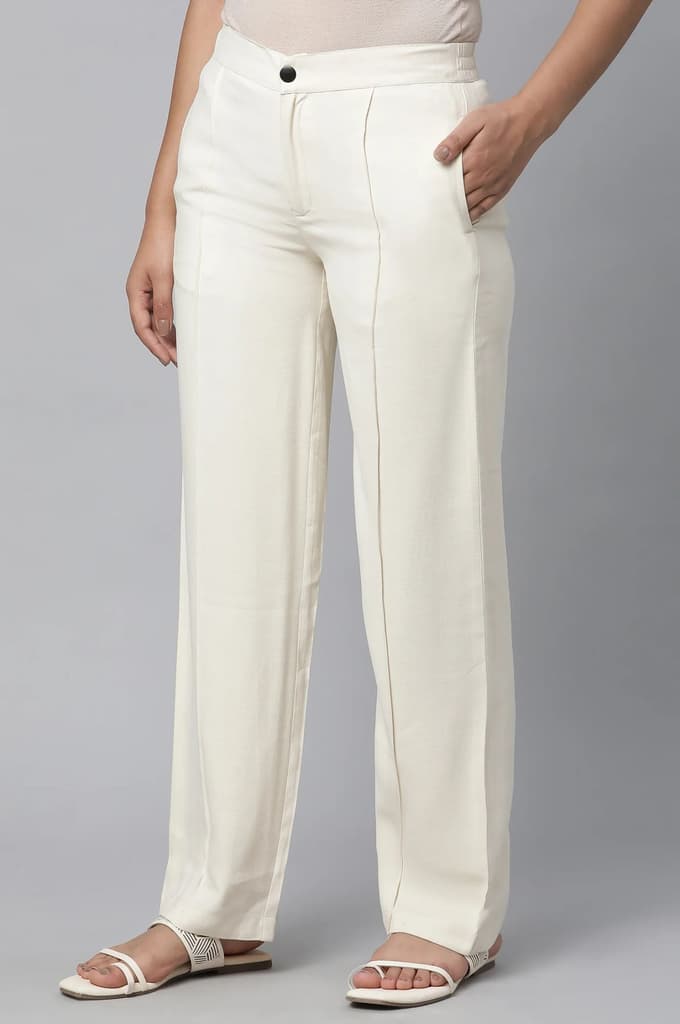 Natural Parallel Fit Trouser Pants — photo 3