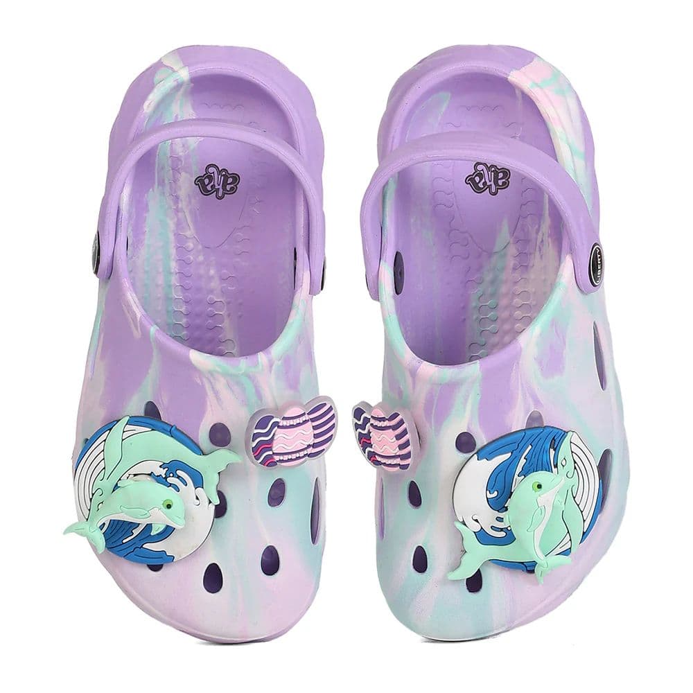 A-HA BEACHWALK6 Purple Casual Clogs Sandals for Kids by Liberty — photo 6