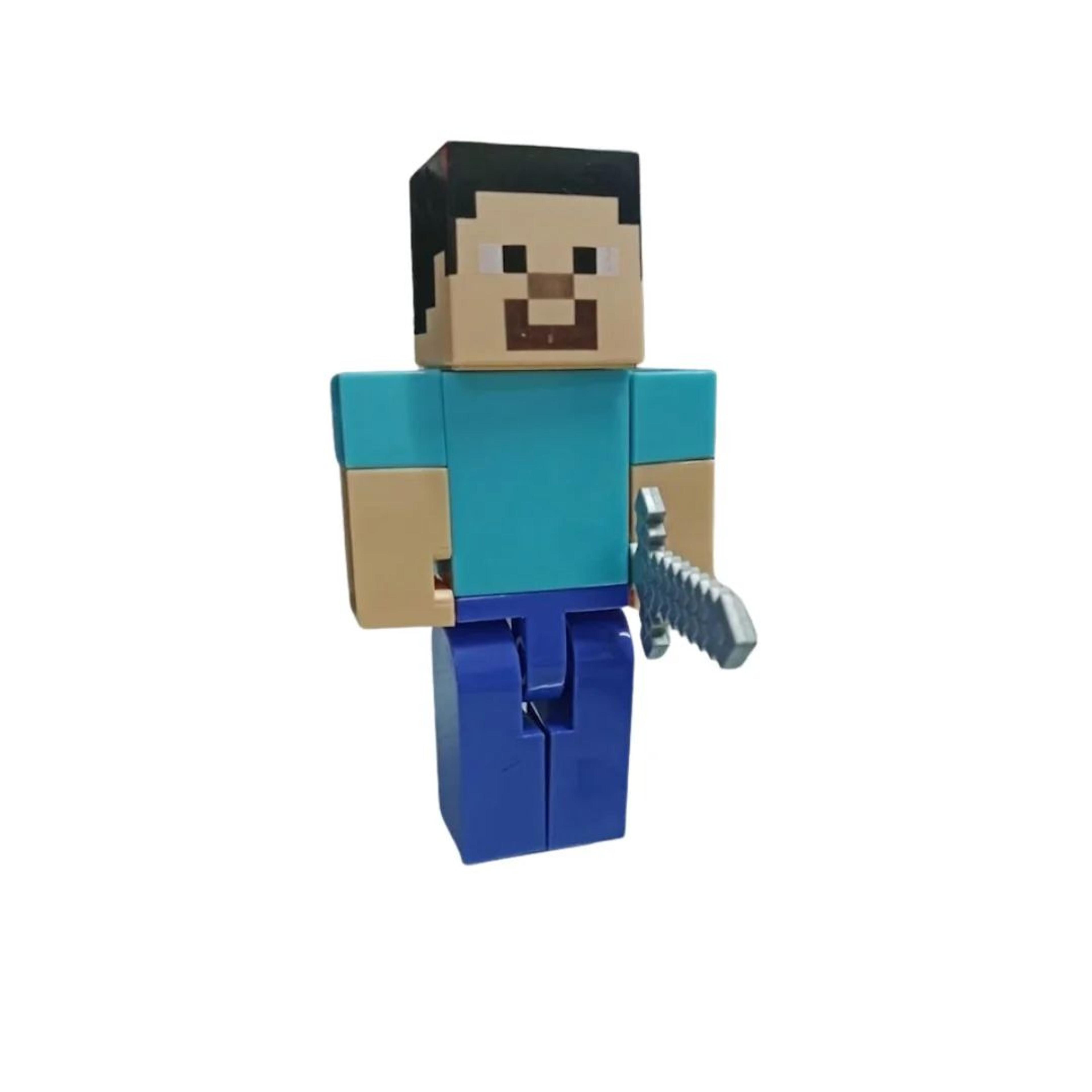 Minecraft Style Action Figure – Dig Into Adventure