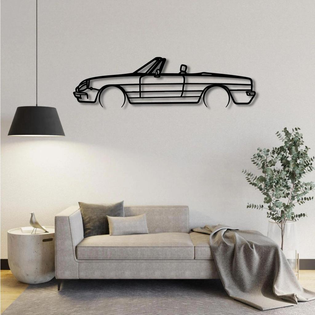 ALFA ROMEO DUETTO SPIDER SERIES 2 1966 METAL WALL ART — photo 2