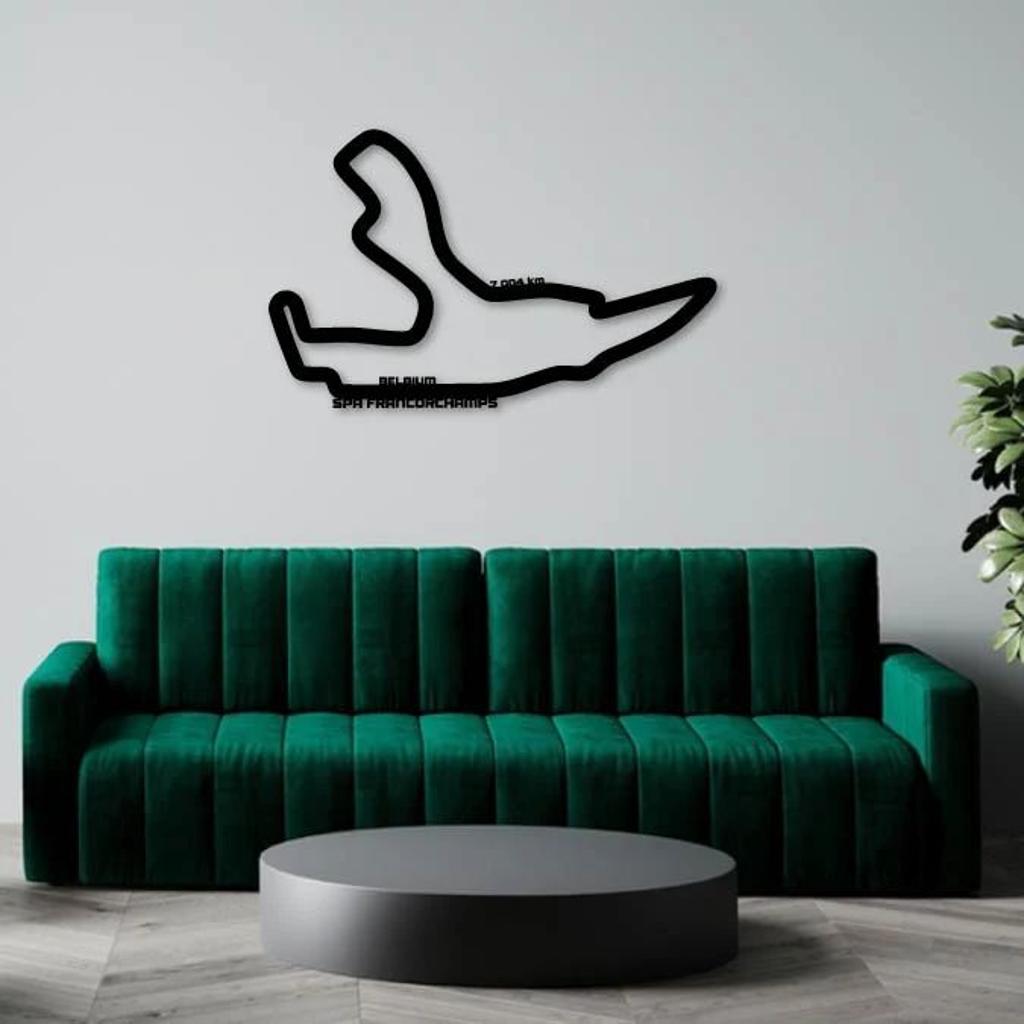 SPA FRANCORCHAMPS 2 METAL WALL ART
