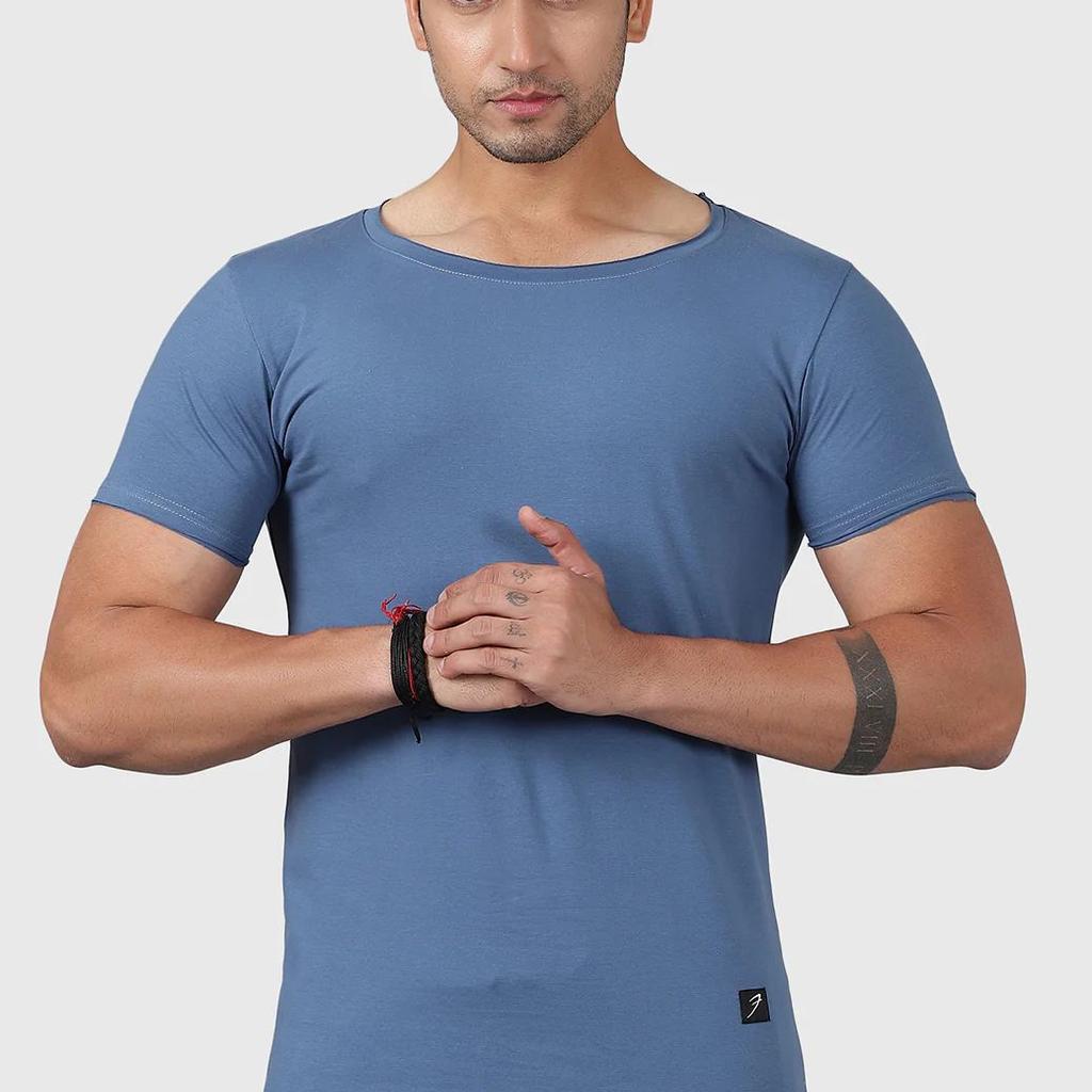 Legacy Scoop Neck T-shirt Dusk Blue