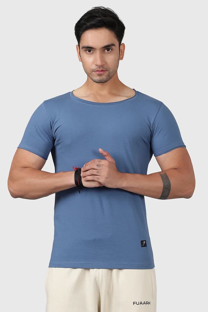 Legacy Scoop Neck T-shirt Dusk Blue — S