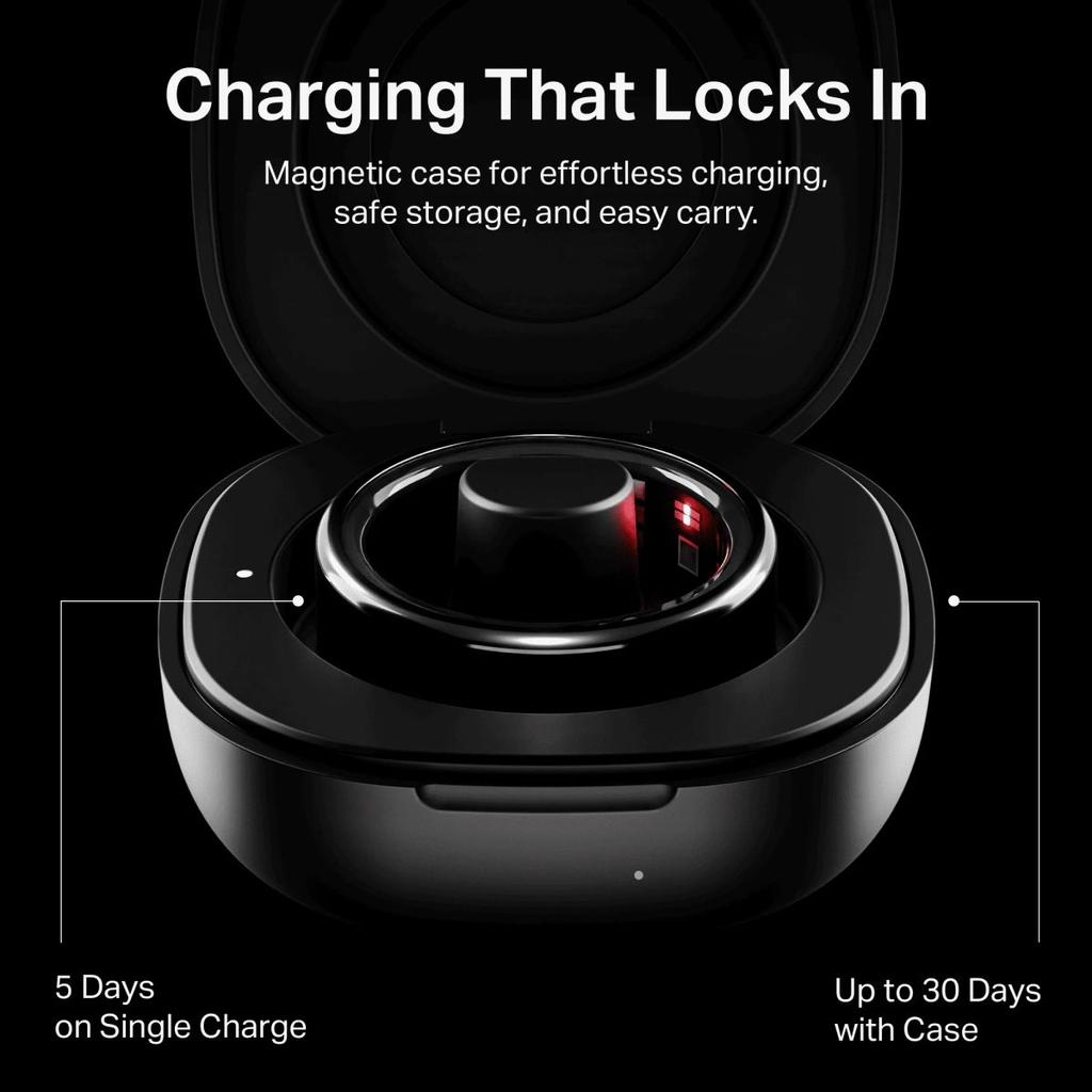 Smart Ring Active Plus | Smart Ring with Health Monitoring, Wireless Charging, Stainless Steel Build — photo 7