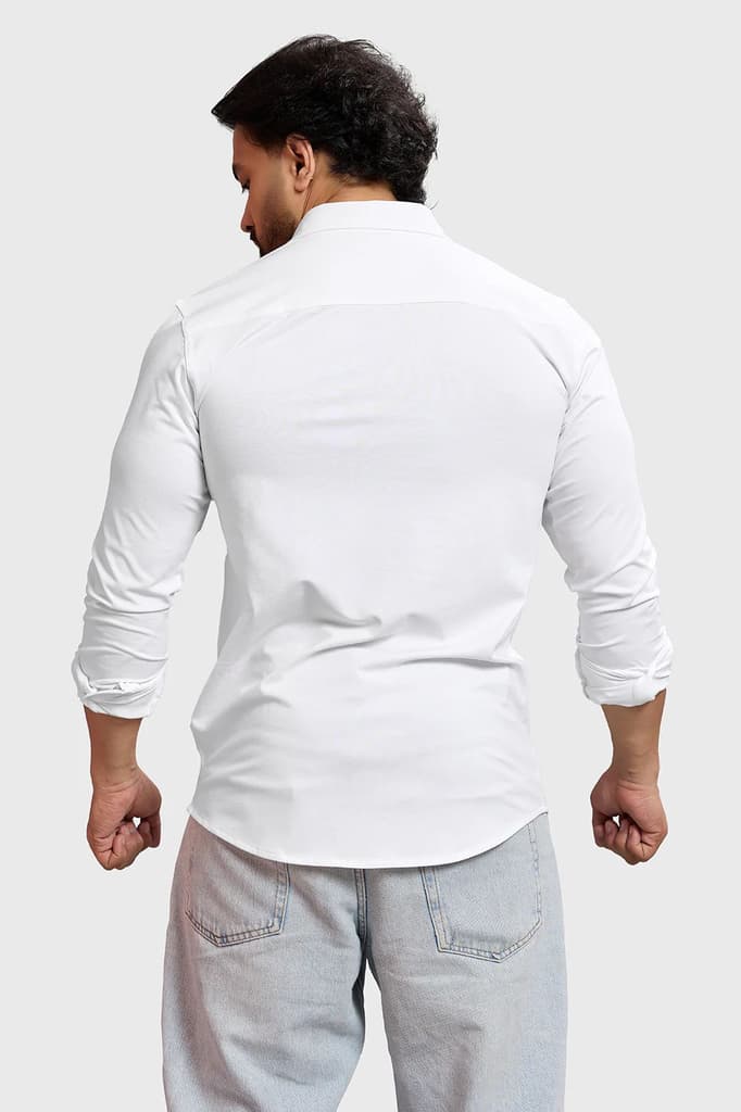 Aero Fullsleeves Shirt White — photo 5