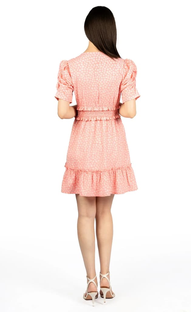 Pink Floral Fit & Flare Dress — photo 5