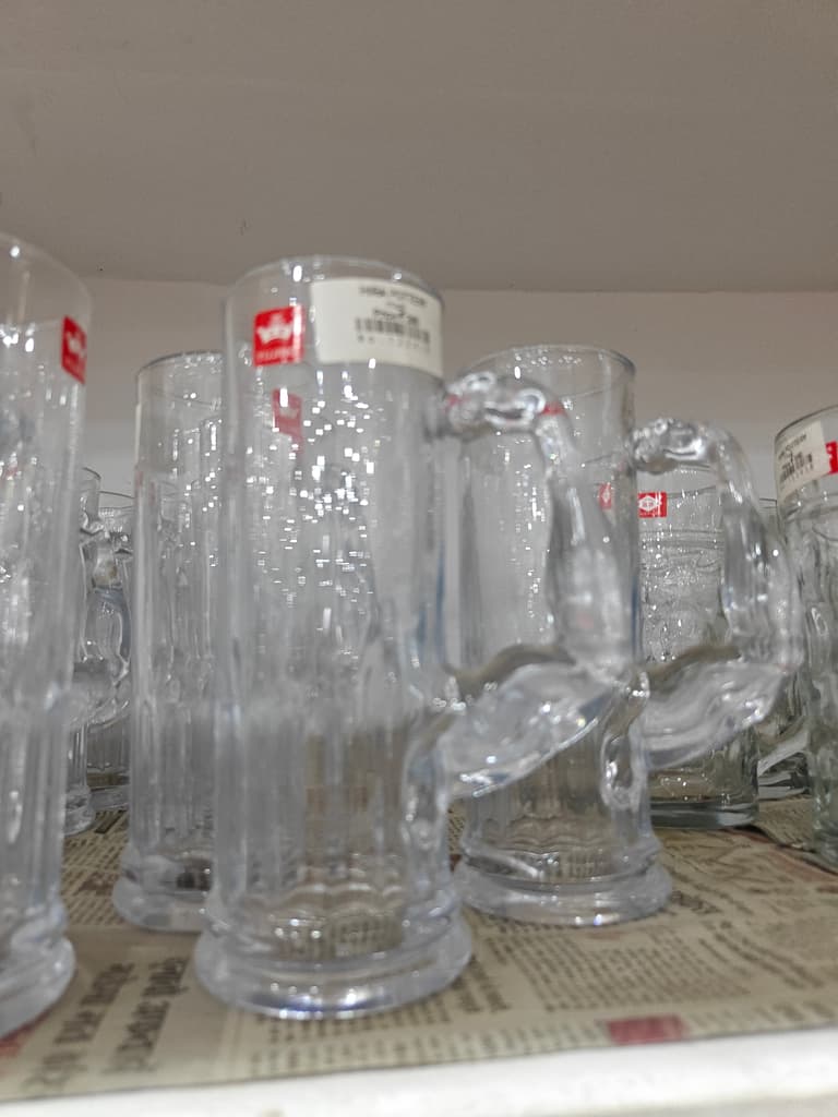 Clear Glass Beer Mug | Drinking Glass | Glass | Clear
