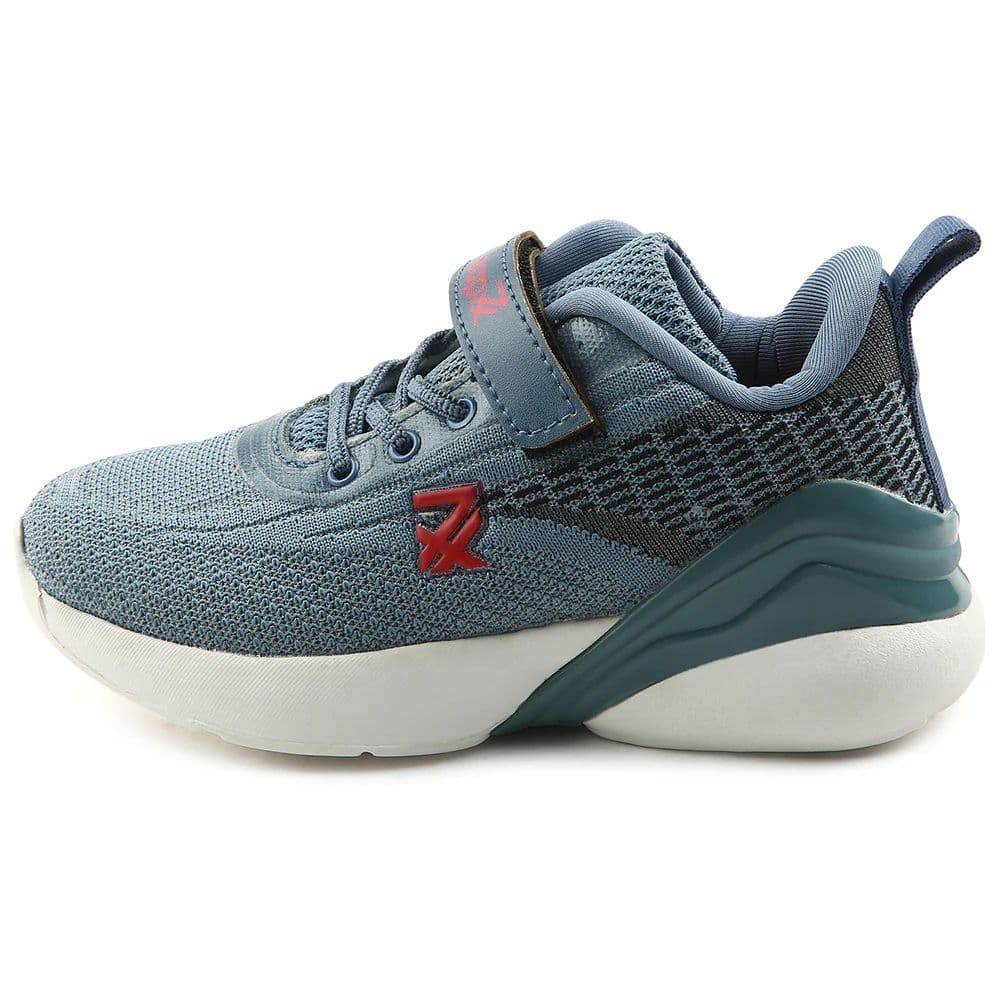 Leap7x Blue Sports Lacing Running Shoes For Kids COVER-02 By Liberty — photo 3