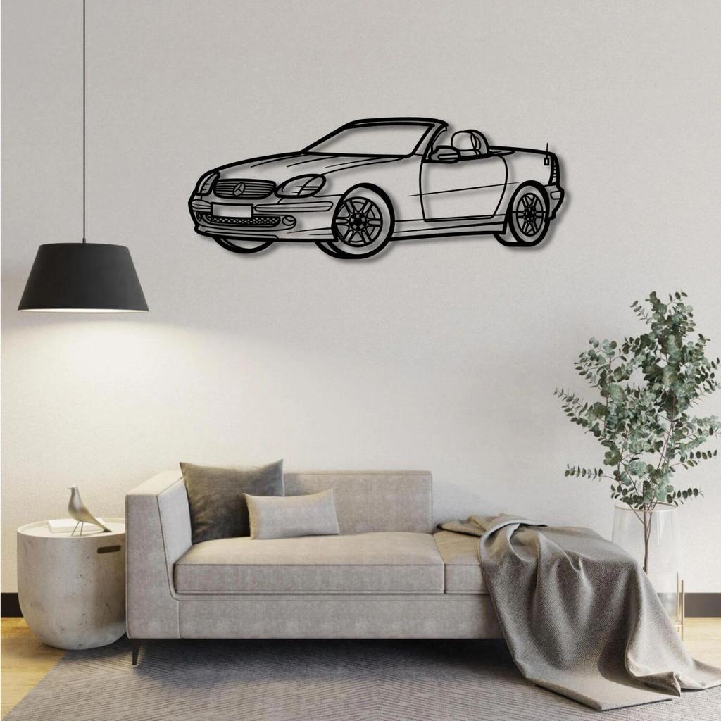 MERCEDES BENZ SLK 200 R170 PERSPECTIVE METAL WALL ART — photo 2