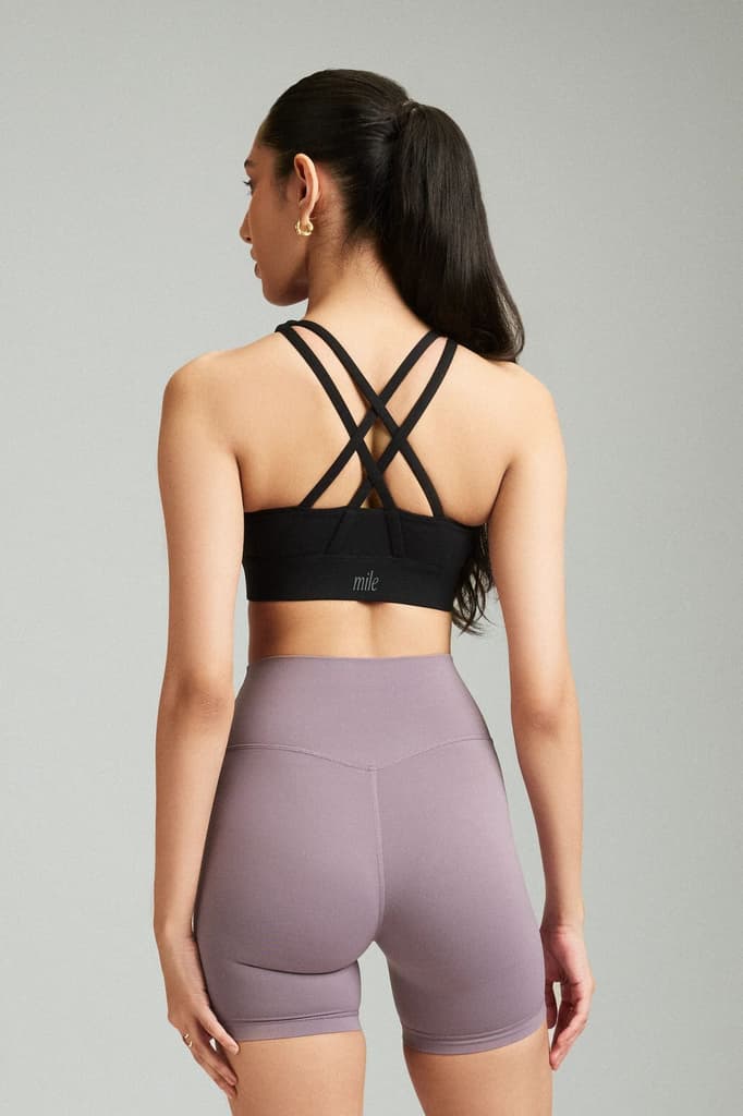 Black LevelUp Front Zip Sports Bra — photo 3