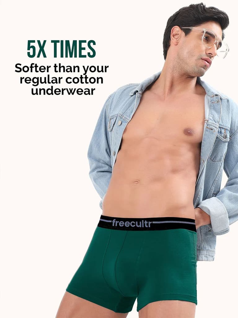 Men’s Adaptive Cotton Stretch Trunks Pack of 3 — photo 3