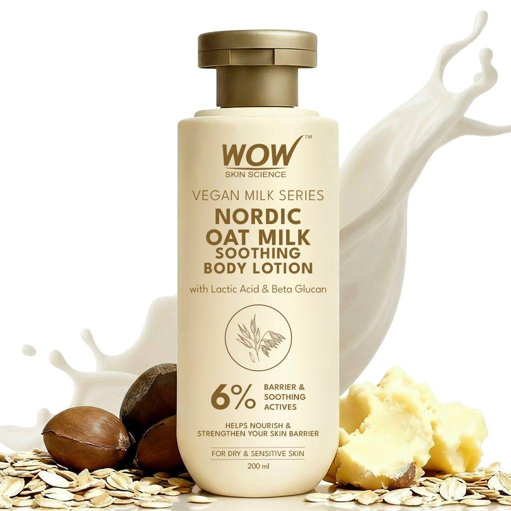 Vegan Nordic Oat Milk Soothing Body Lotion Soothes & Nourishes Dry