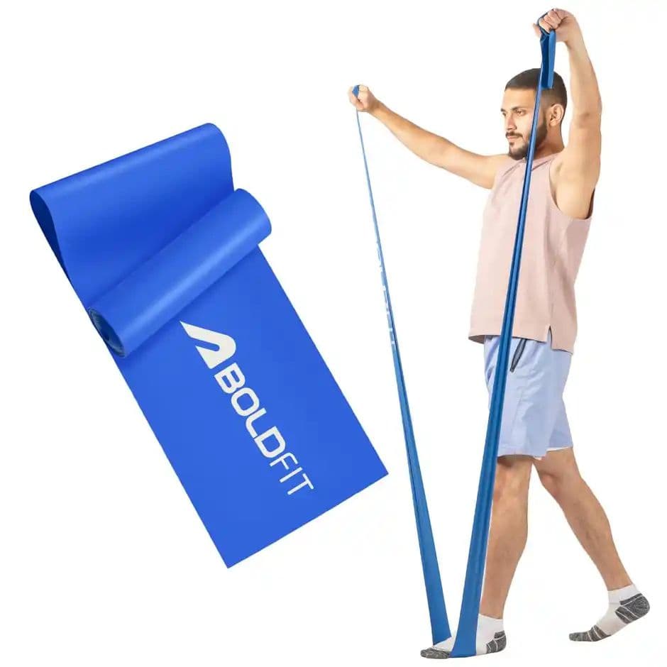 Boldfit Resistance Bands For Workout Pilate Bands Red, Blue, Black 3Set — photo 2
