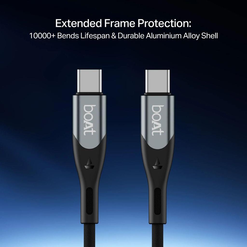 boAt Type C to C 65W Cable | Fast Charging Cable with 65W Output, 480 Mbps Data Sync & Nylon Braided Skin — photo 8