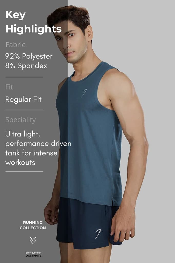 Ember Running Tank Light Blue — photo 7