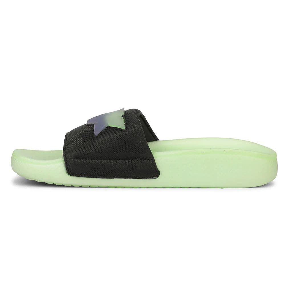 Leap7X NITWALK-L2 Women's Black Casual Slip-on Slippers - Nitro Sole with Colorblock Design — photo 5