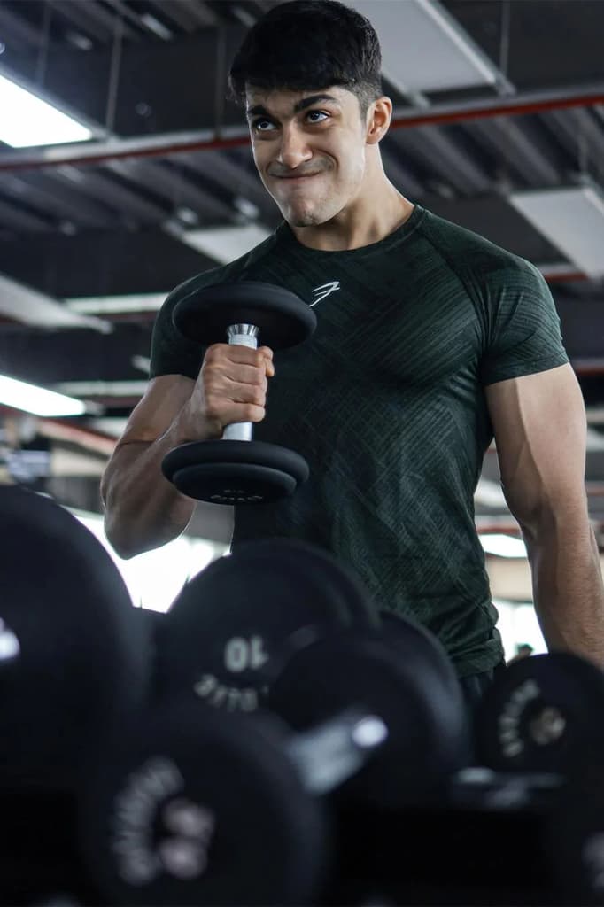 Ozone Jacquard T-shirt Green — S