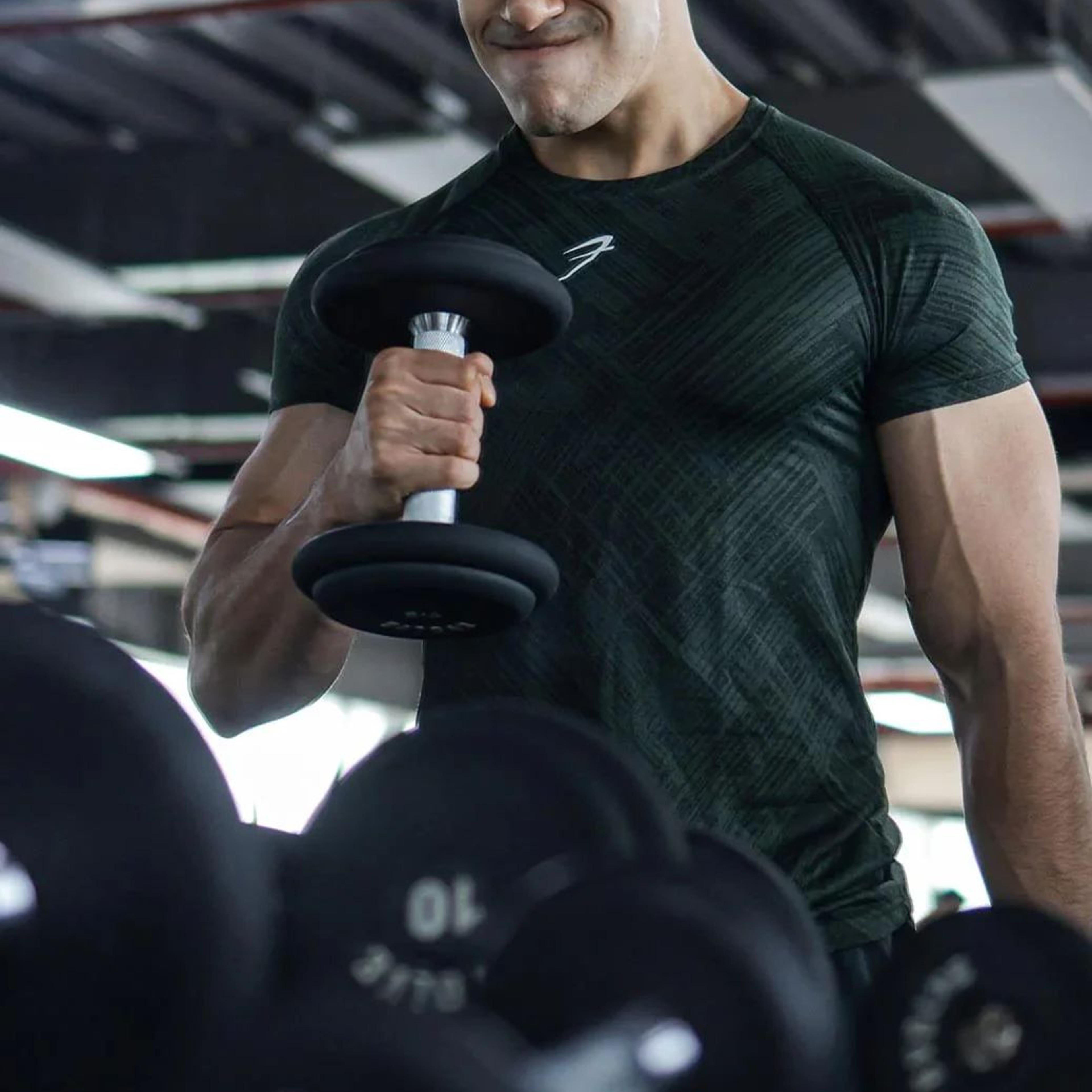 Ozone Jacquard T-shirt Green