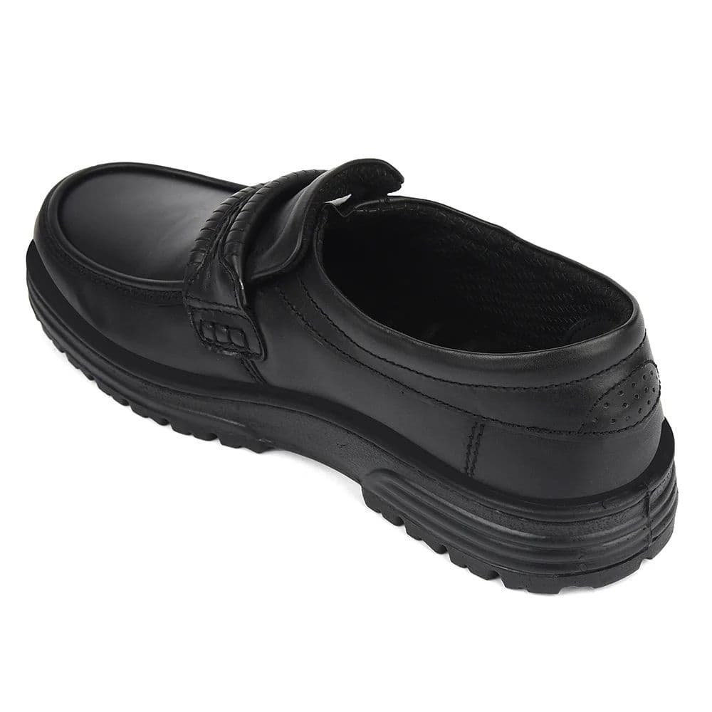 Healers Black Formal Non Lacing Derby Shoes For Men 719054AN By Liberty — photo 5