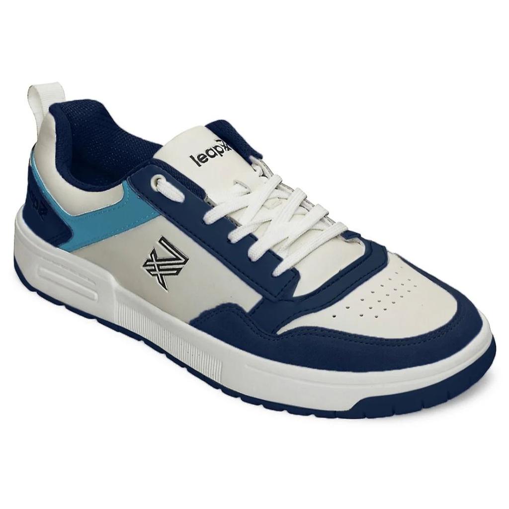 Leap7x Blue Casual Lacing Sneakers For Men AMAZER-10E By Liberty