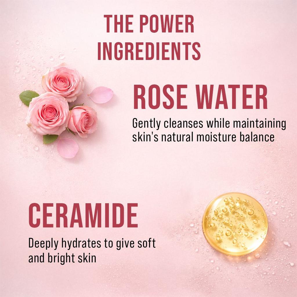 Rose Dream Body Wash Long-Lasting Hydration & Rose Fragrance