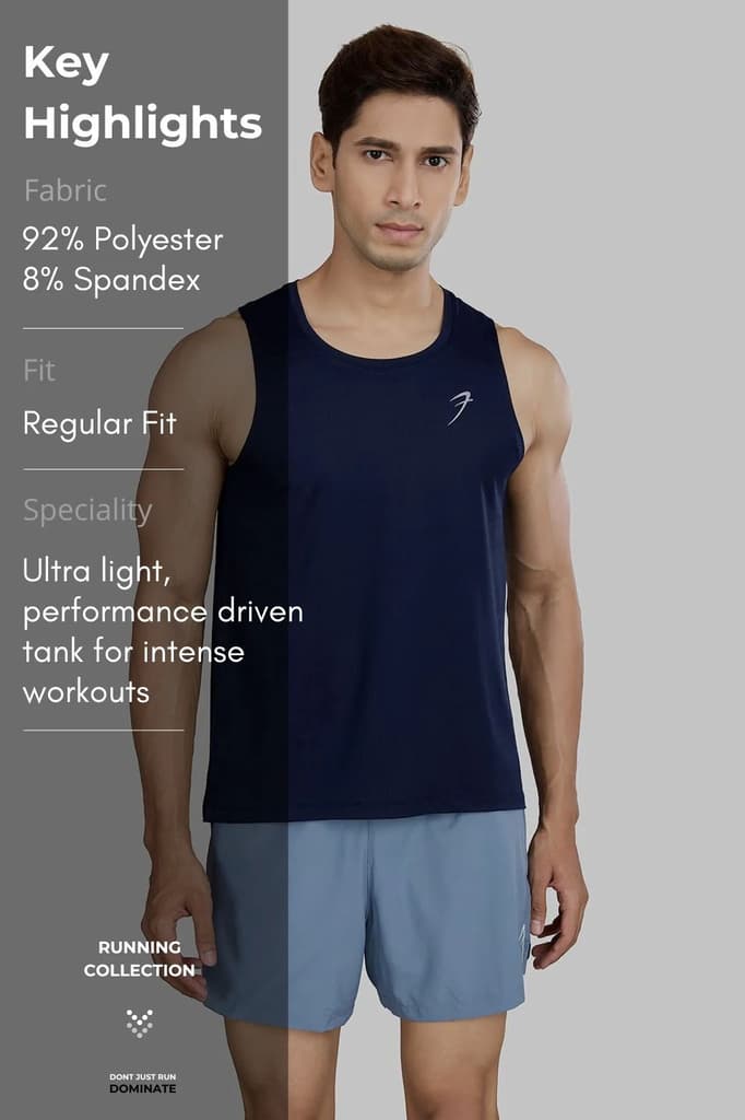 Ember Running Tank Navy — photo 8