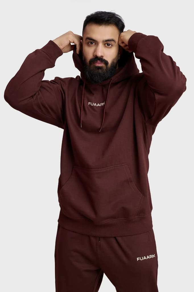 Signature Oversized Hoodie Brown — photo 5