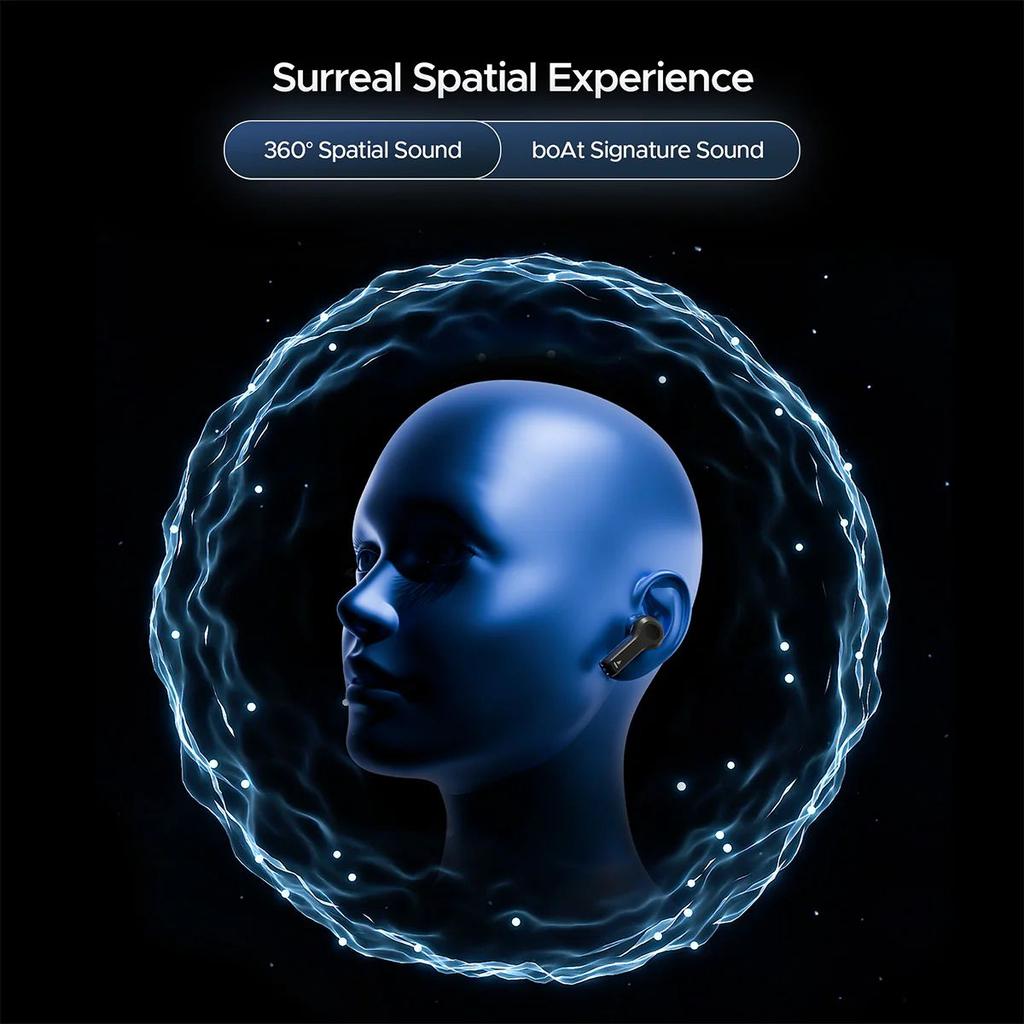 boAt Nirvana Space | TWS Earbuds with boAt 360º Spatial Audio, 32dB Active Noise Cancellation — photo 5
