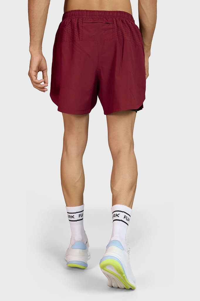 Hyper 5" Running Shorts Maroon — photo 6