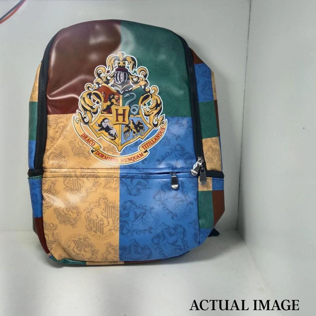 Hogwarts Crest Backpack – Multi-Color Design | Harry Potter Inspired School Bag — photo 2