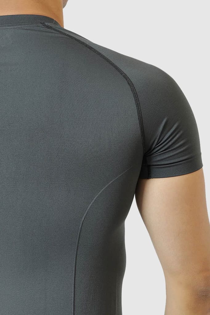 Power Seamless T-shirt Grey/Fuaark — photo 6