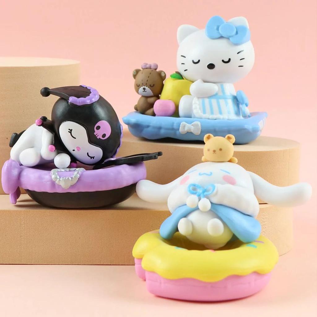 Sanrio Fall Asleep Series Figurines | 6 pc Collectible Set — photo 3