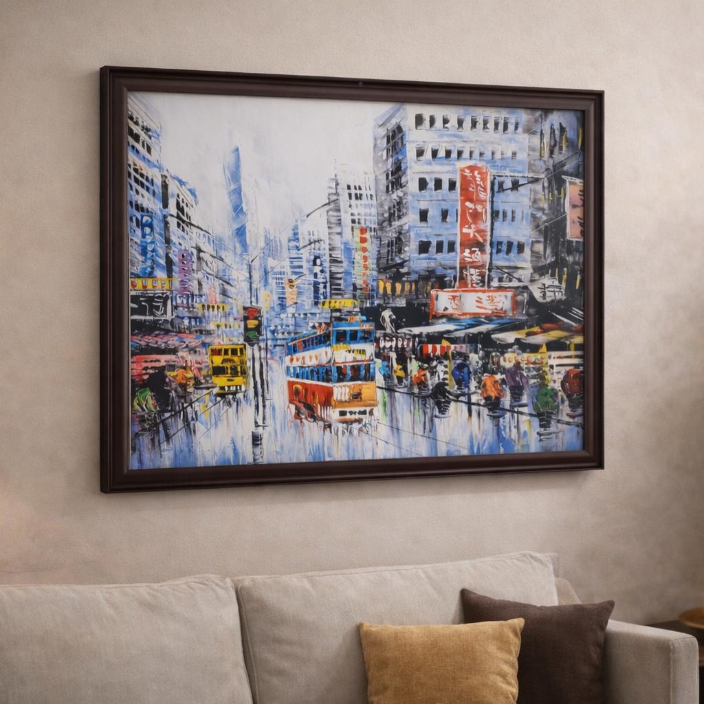Metropolitan Street Canvas Painting