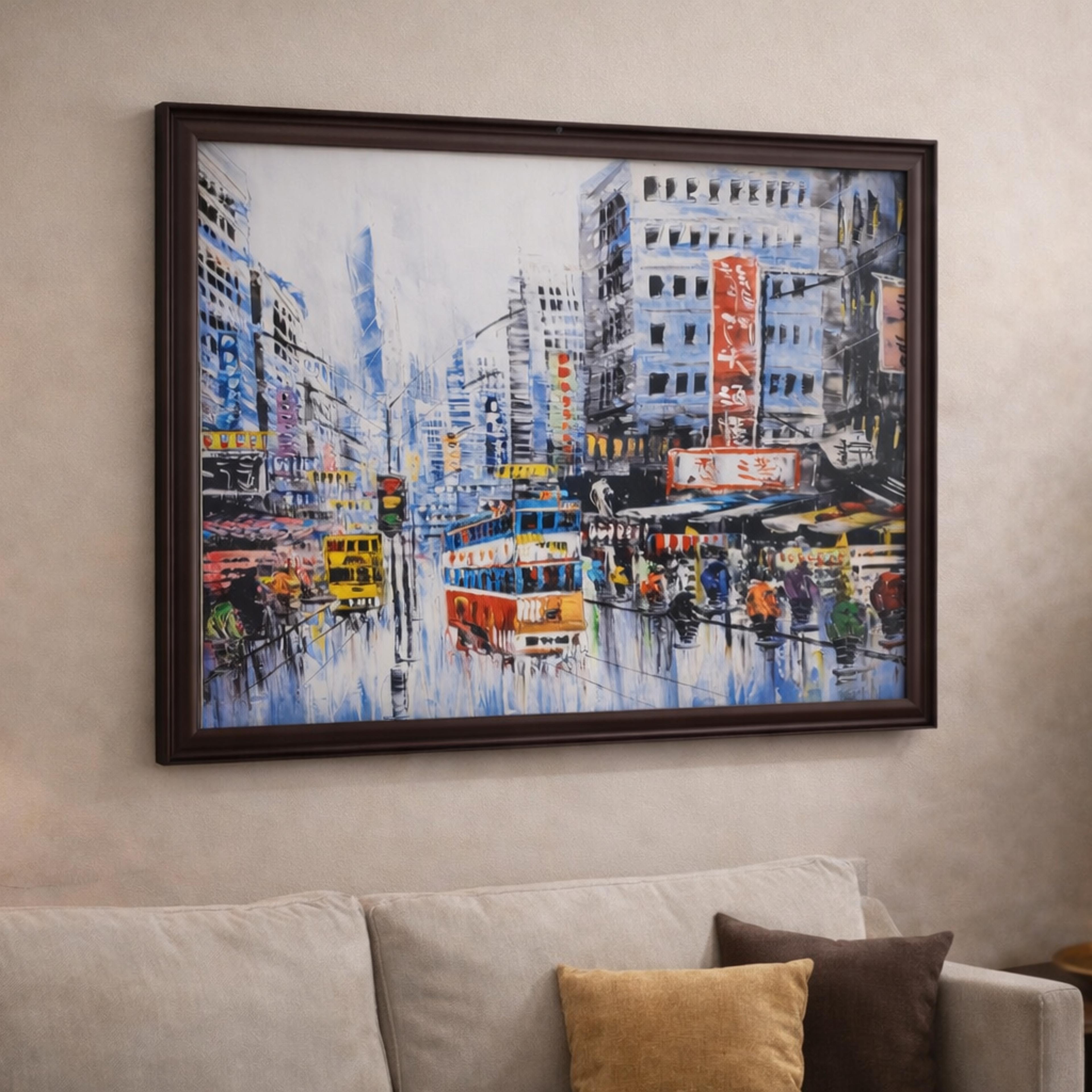 Metropolitan Street Canvas Painting