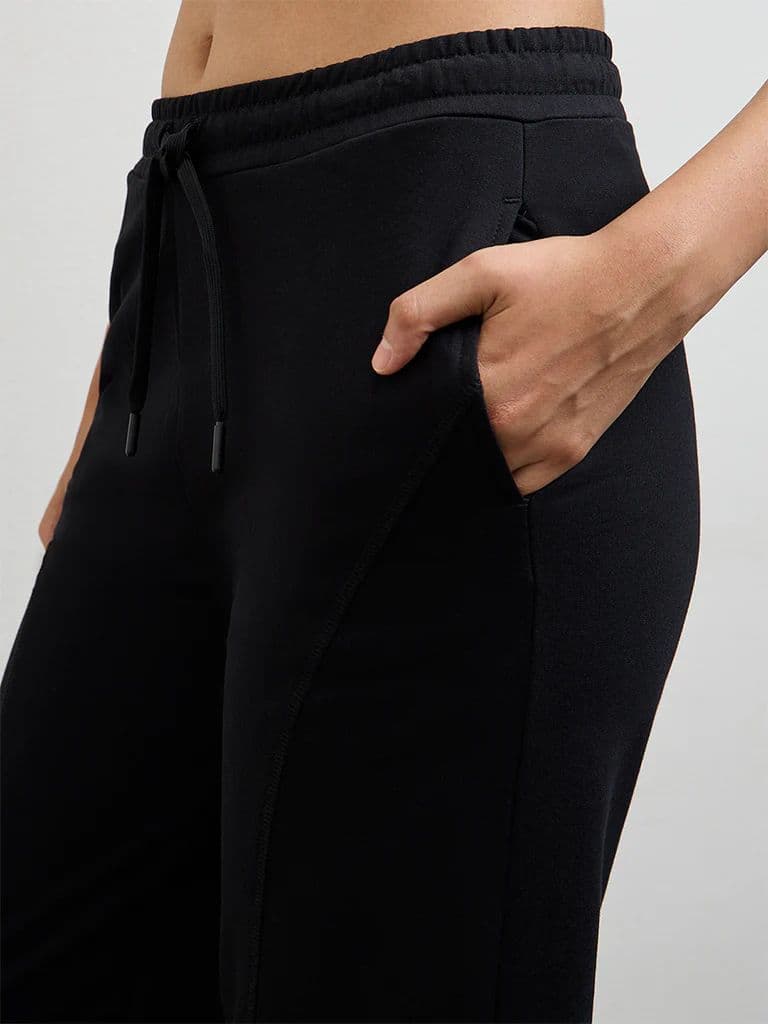 Nuoflexx Black High-Rise Cotton Pants — photo 3