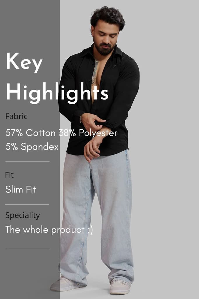 Aero Fullsleeves Shirt Black — photo 8