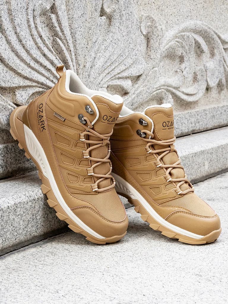 Tan Trekking Shoes for Men | High-Top Outdoor — photo 6