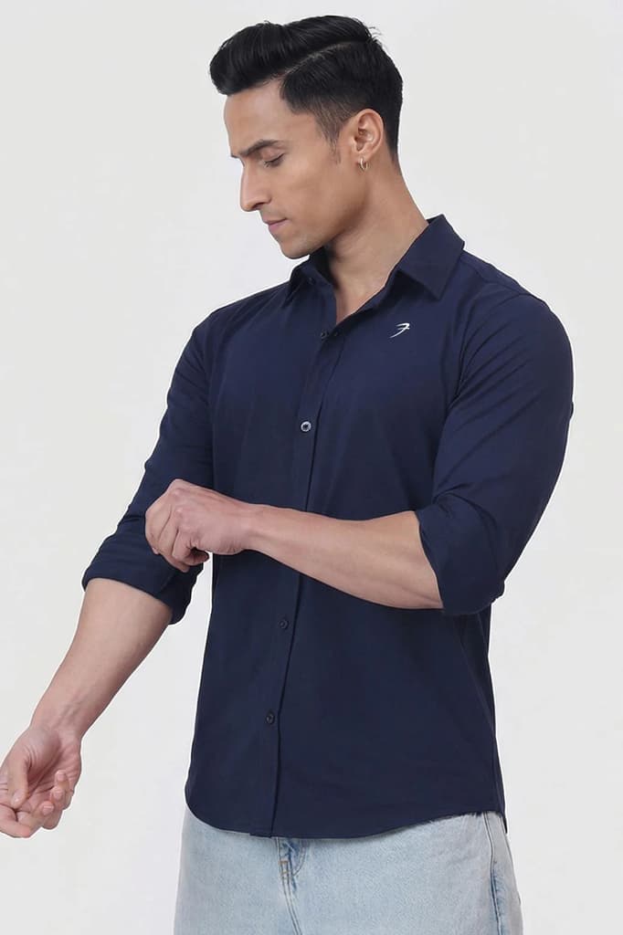 Aero Fullsleeves Shirt Navy — photo 6