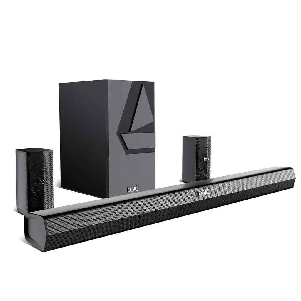 boAt Aavante Bar Azure Pro | Soundbar with 500W RMS boAt Signature Sound, 5.1 Channel Sound, Bluetooth v5.3, EQ modes