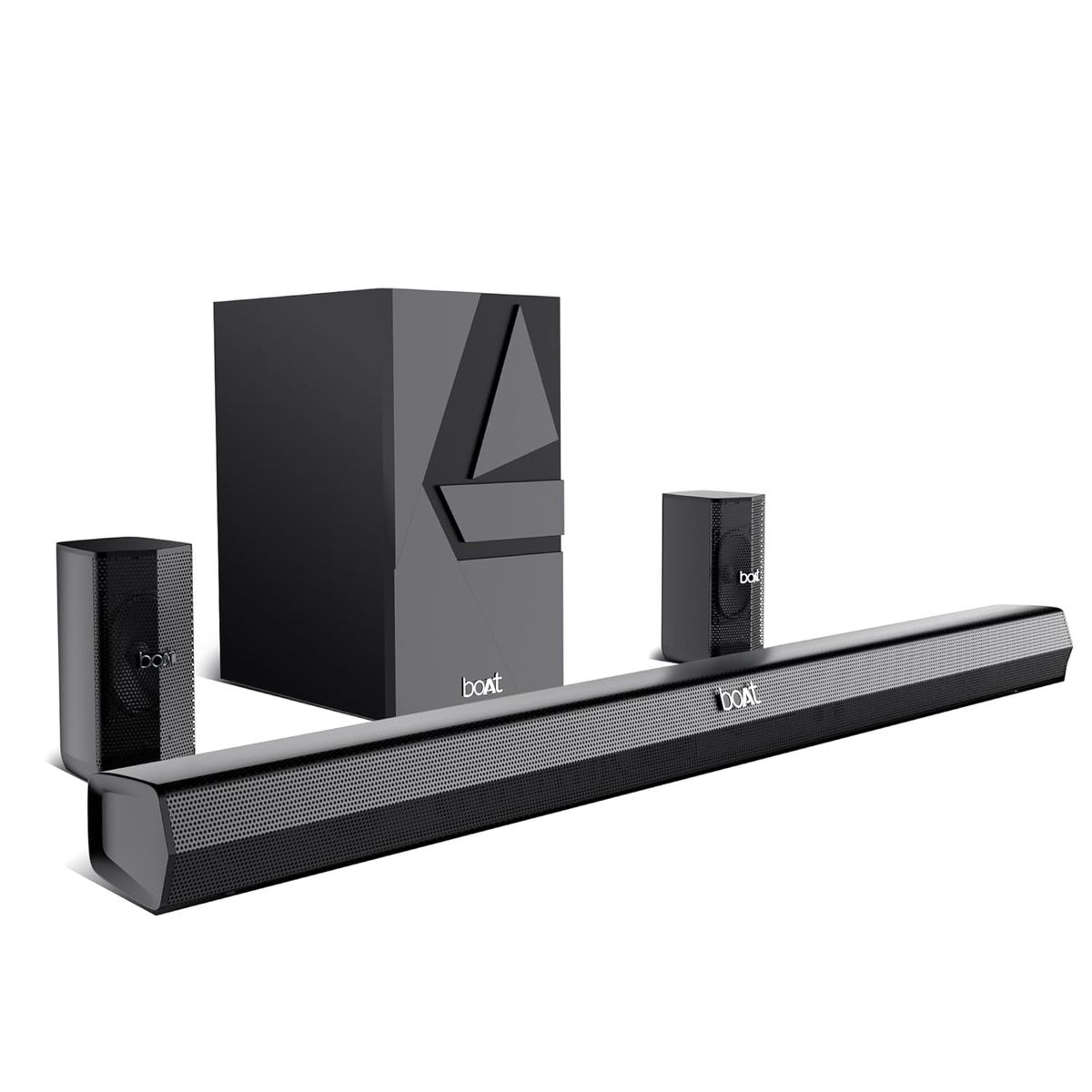 boAt Aavante Bar Azure Pro | Soundbar with 500W RMS boAt Signature Sound, 5.1 Channel Sound, Bluetooth v5.3, EQ modes