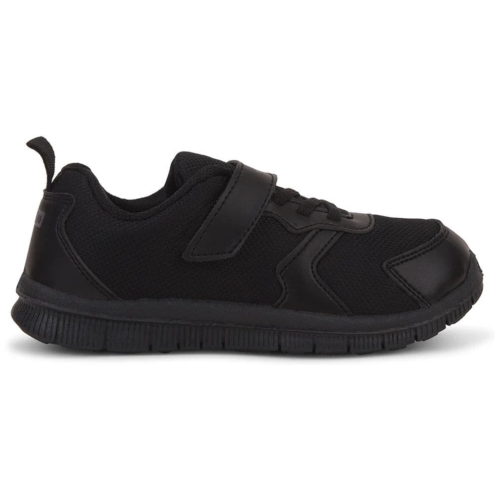 Force 10 Black Non-Lacing Uniform School Shoes For Kids TIGER By Liberty — photo 2